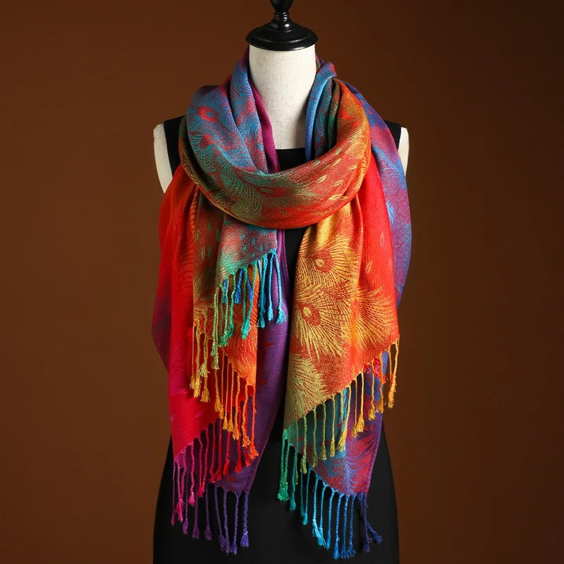 Ruby | Luxe Colourful Scarf