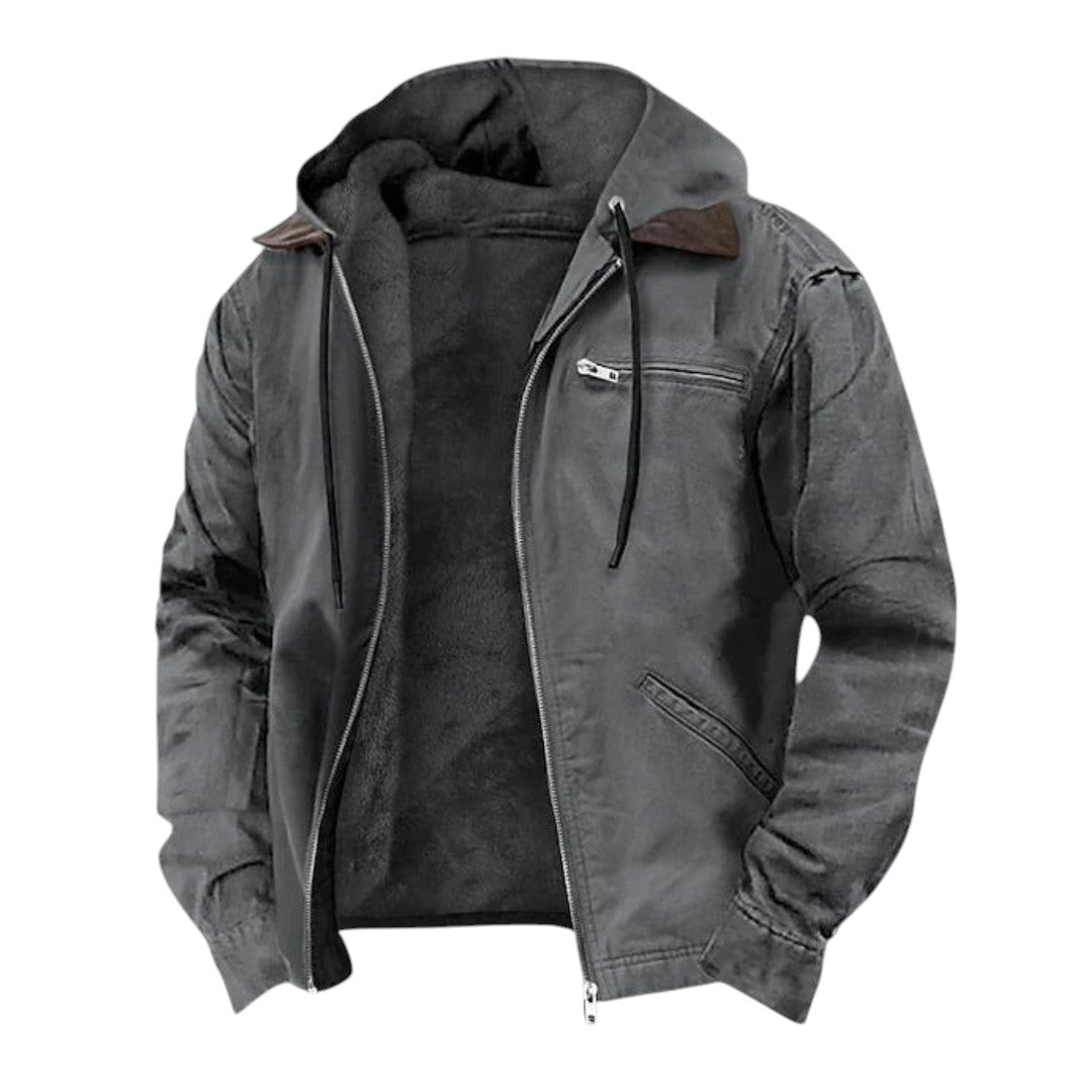 Mason | Veste décontractée à capuche avec doublure en peluche