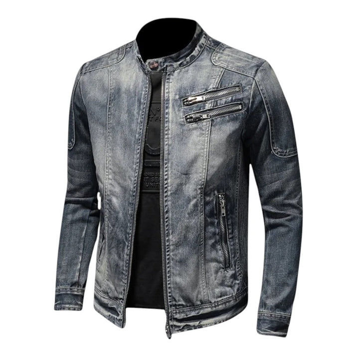 Trent | Veste en jean robuste à fermeture éclair