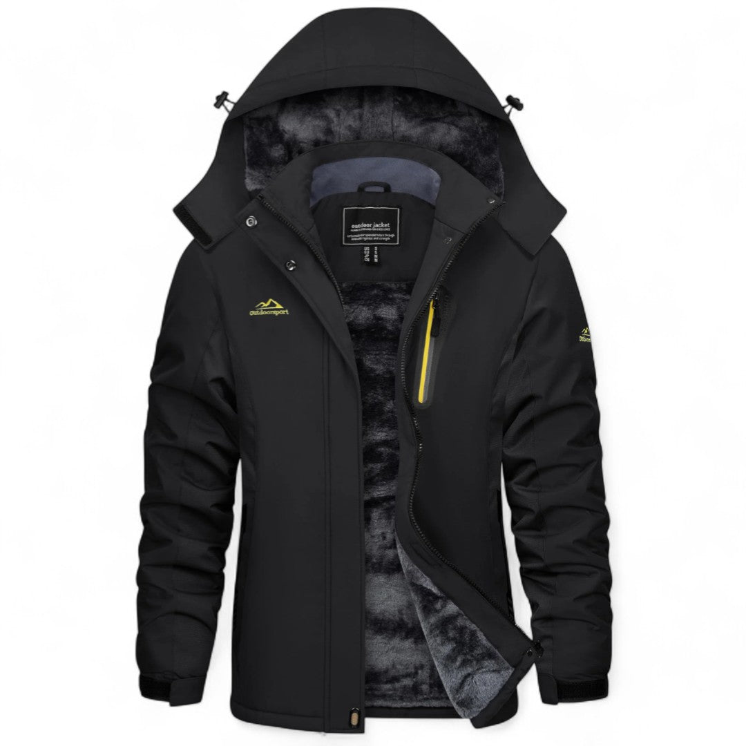 Laurine | Veste d’extérieur imperméable doublée en polaire