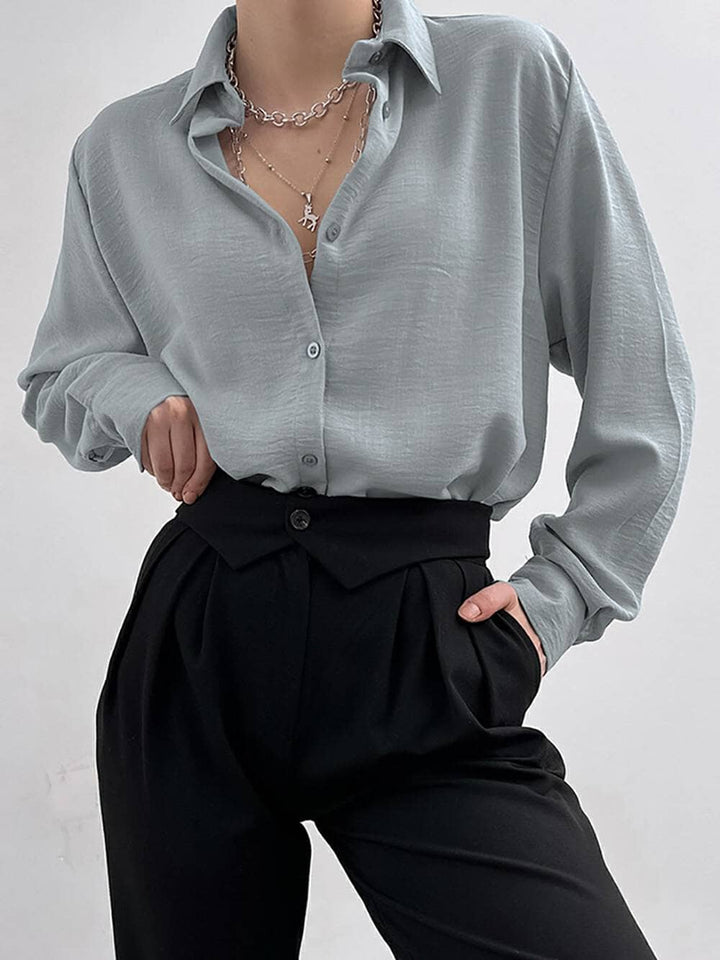 Nyla™ - Draped Collar Casual Cardigan