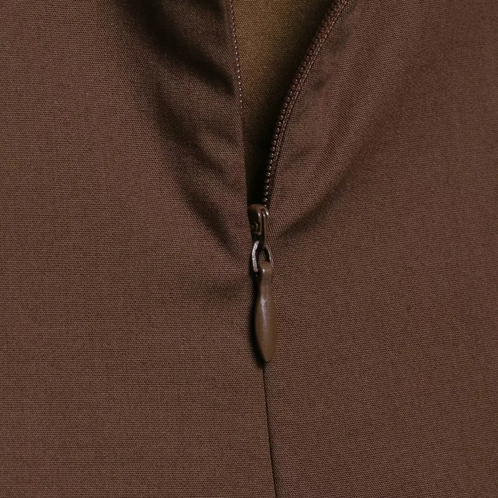 Amélie | Robe Évasée Sans Manches avec Ceinture Structurante