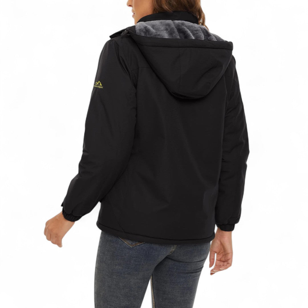 Laurine | Veste d’extérieur imperméable doublée en polaire