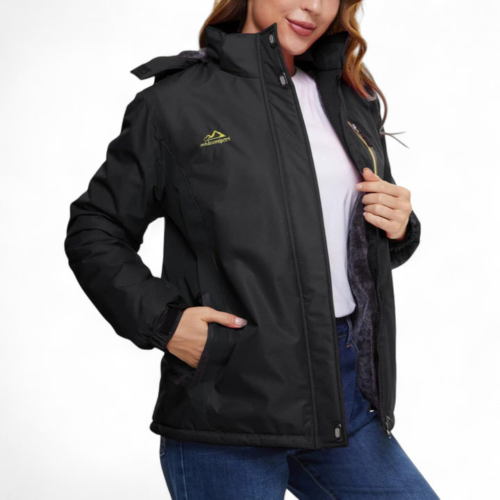 Laurine | Veste d’extérieur imperméable doublée en polaire