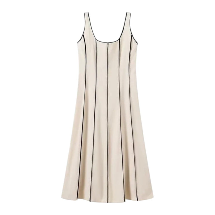 Anaïs | Robe d'été à bretelles contrastées