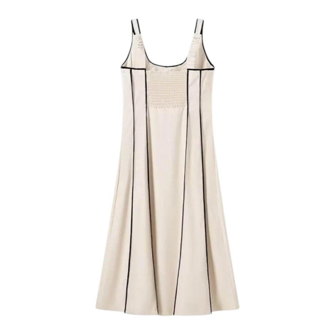 Anaïs | Robe d'été à bretelles contrastées