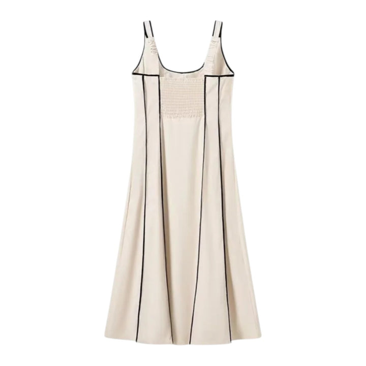 Anaïs | Robe d'été à bretelles contrastées