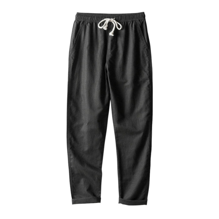 Joel | Ensemble de chemise et pantalon en lin mélangé décontracté