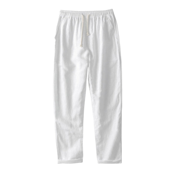 Joel | Ensemble de chemise et pantalon en lin mélangé décontracté