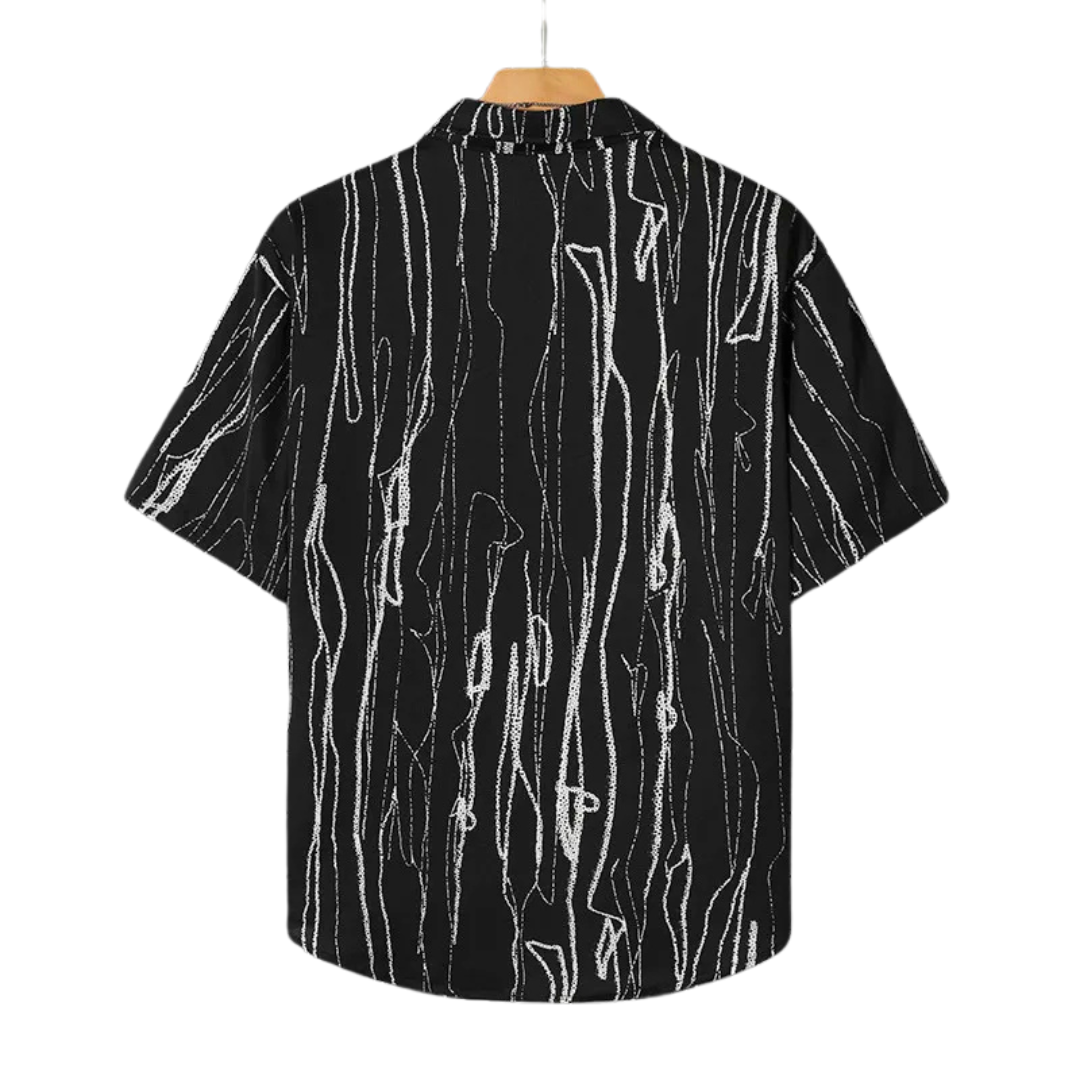 Chemise à manches courtes à imprimé abstrait Mitchell