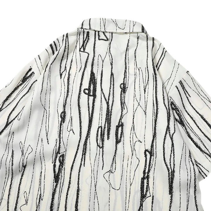 Chemise à manches courtes à imprimé abstrait Mitchell