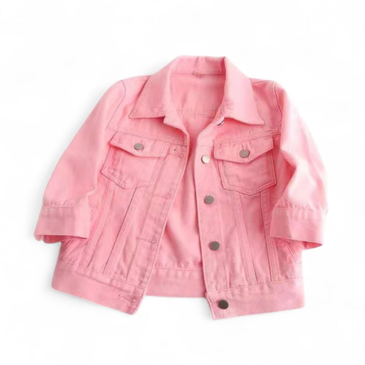 Océane | Veste en Jean Décontractée à Manches Revers