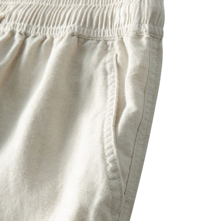 Joel | Ensemble de chemise et pantalon en lin mélangé décontracté