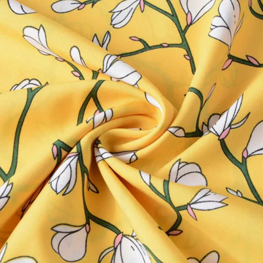 Anaïs | Robe portefeuille fleurie légère