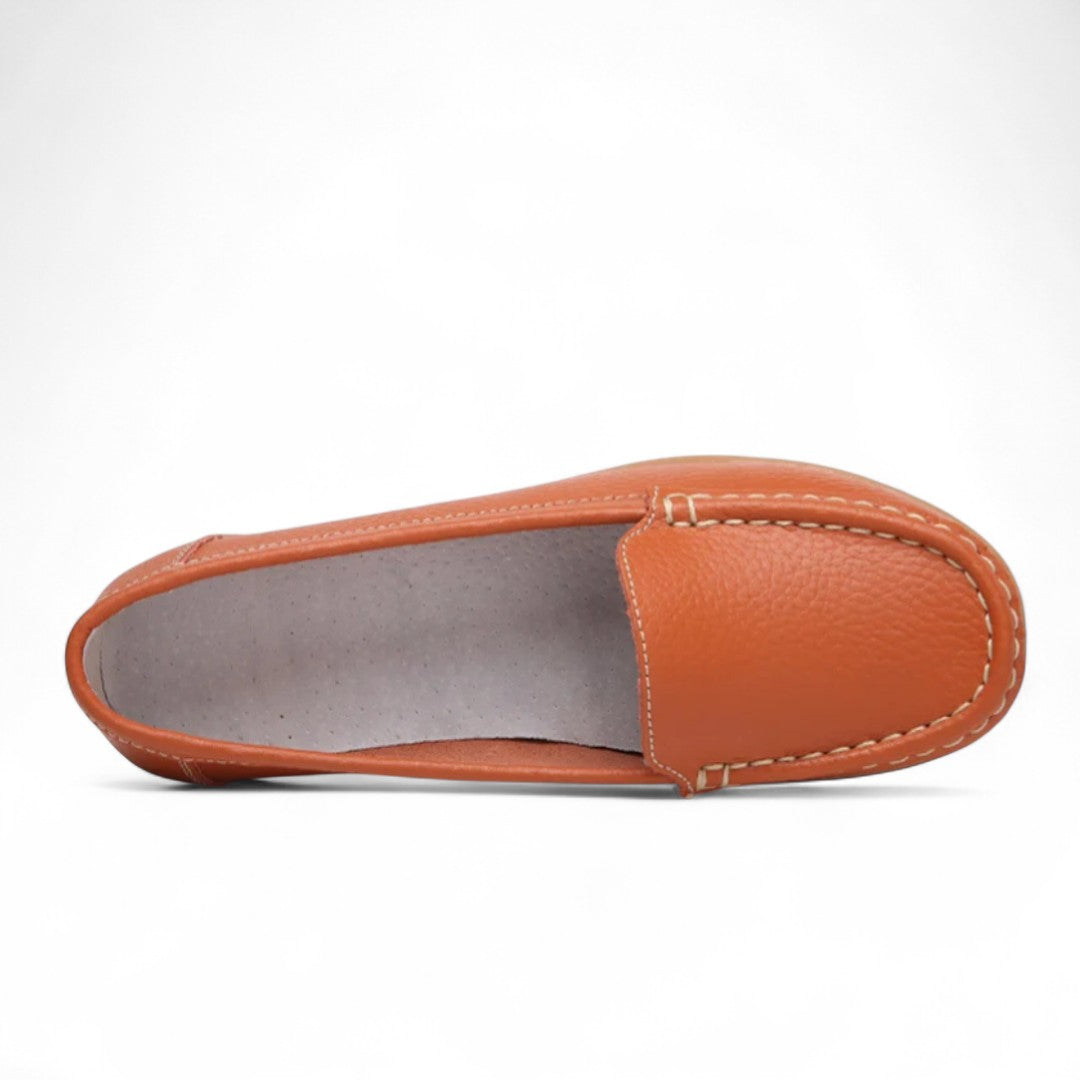 Élodie | Mocassins compensés confort en simili cuir