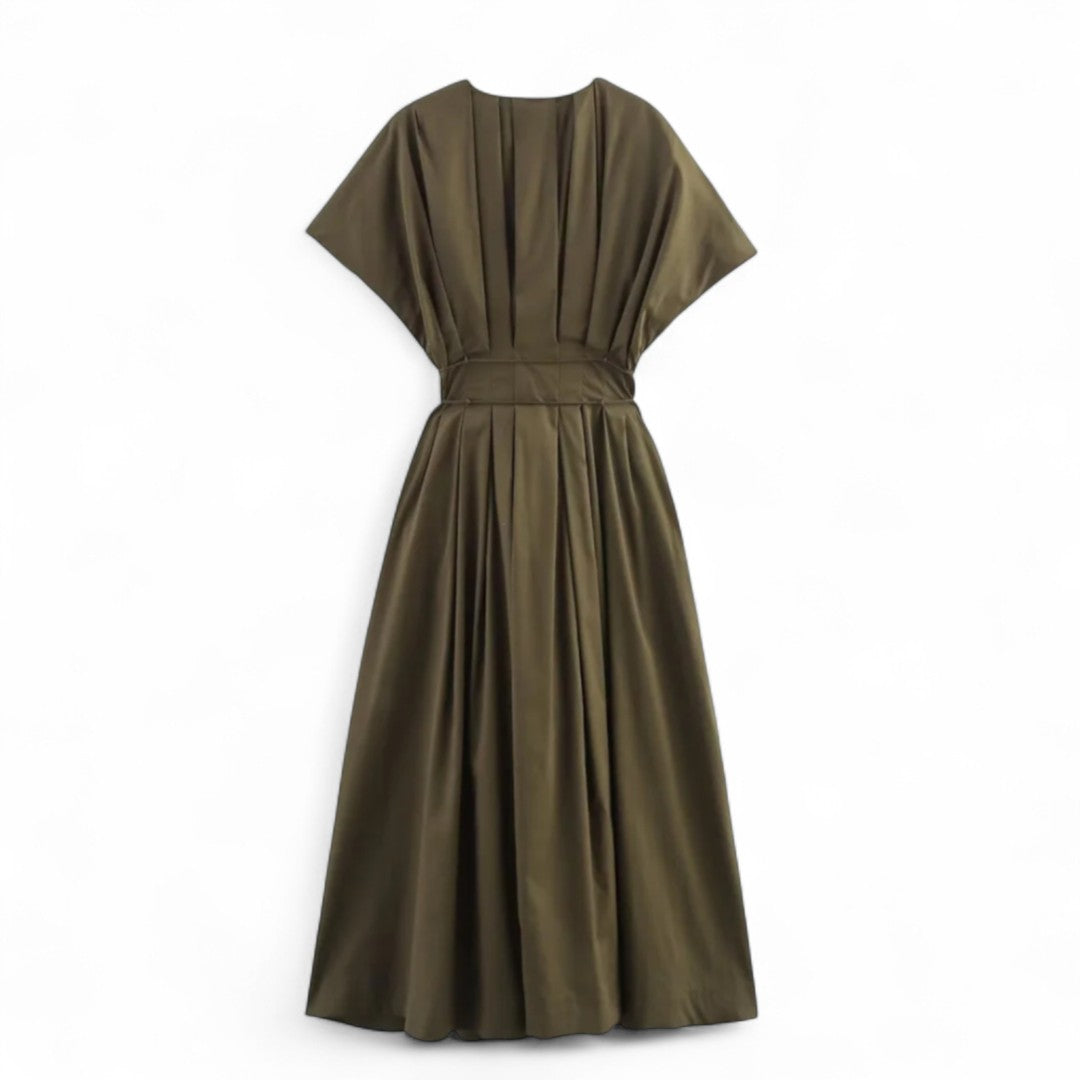 Amandine | Robe portefeuille fluide à lien ajustable