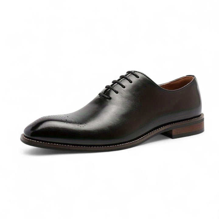 Spencer | Oxford en cuir pleine coupe avec perforations subtiles