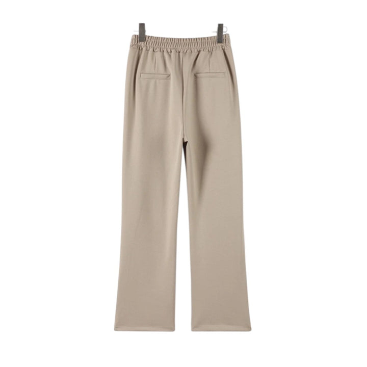 Inès | Pantalon large taille haute avec détail perlé