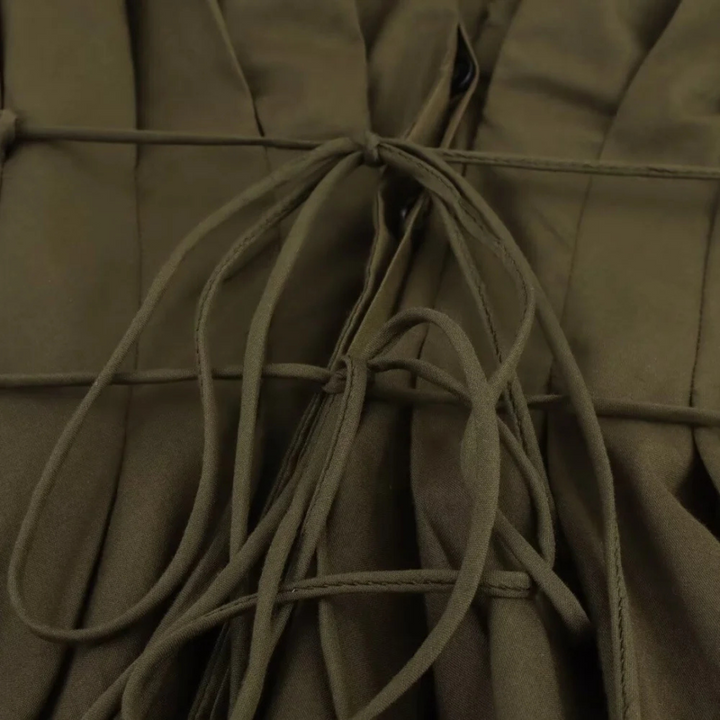 Amandine | Robe portefeuille fluide à lien ajustable