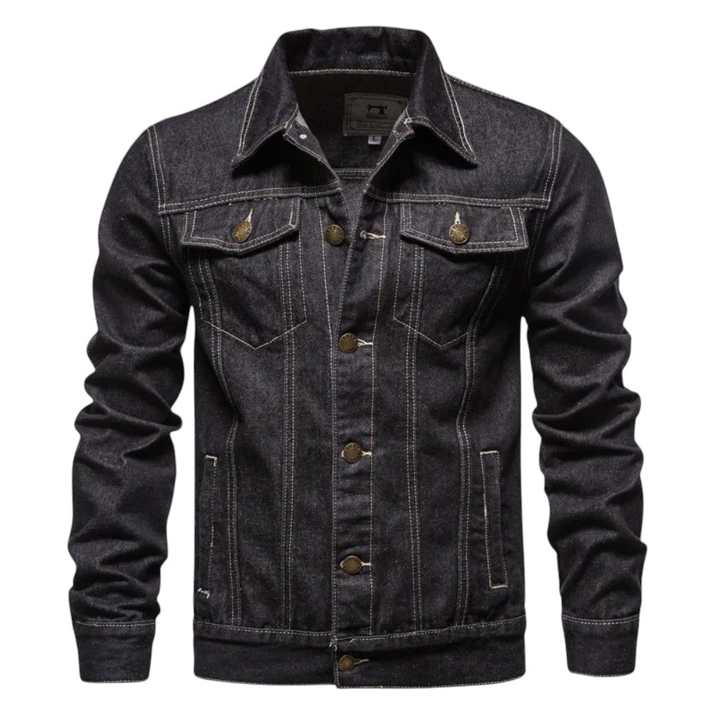 Dylan | Veste en jean classique à boutons