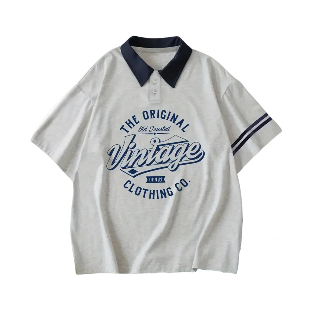 Mackenzie | T-shirt Polo Vintage à Graphismes pour Femmes