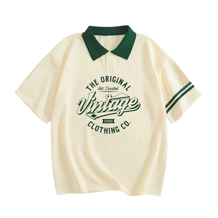 Mackenzie | T-shirt Polo Vintage à Graphismes pour Femmes
