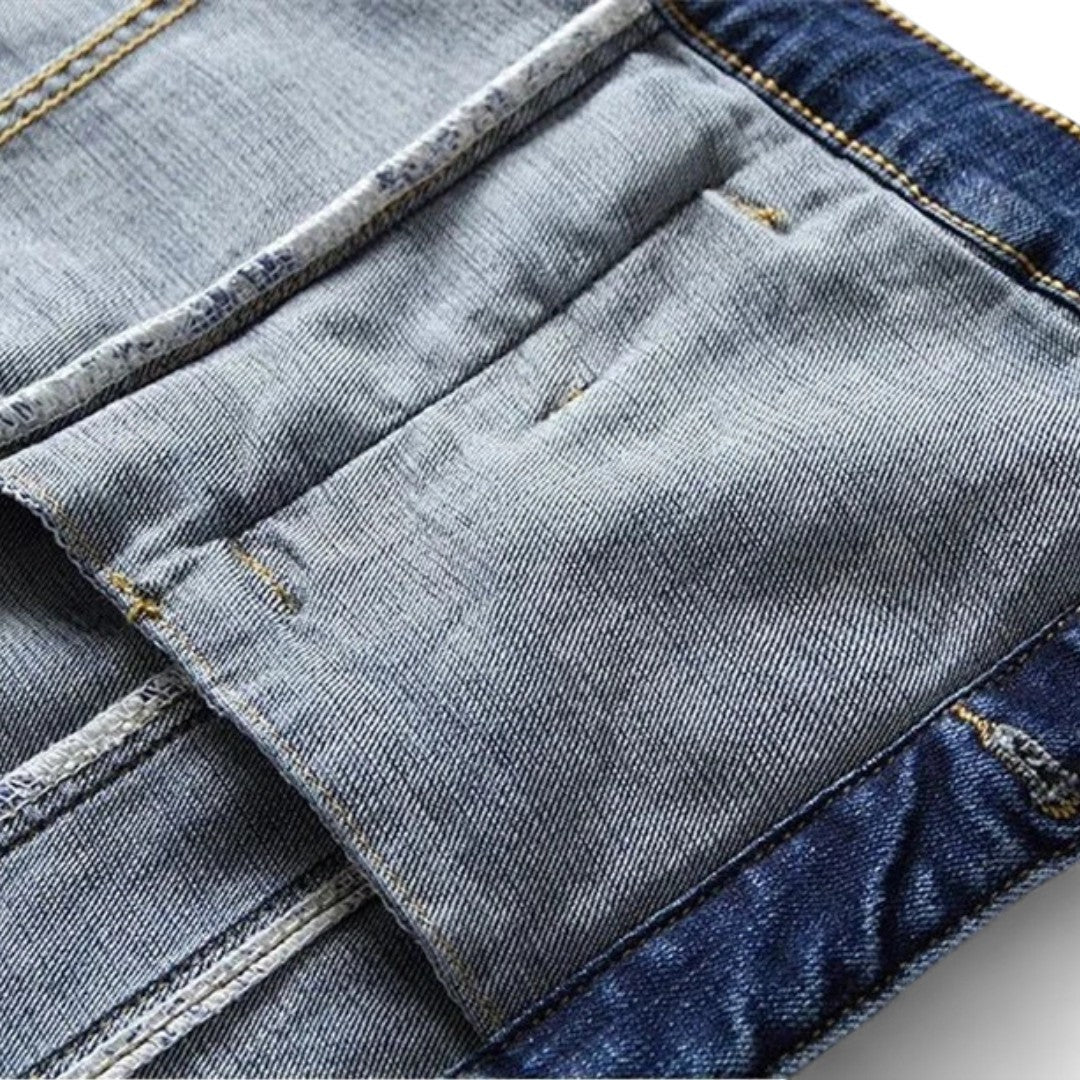 Élodie | Veste en jean coupe classique à teinte délavée