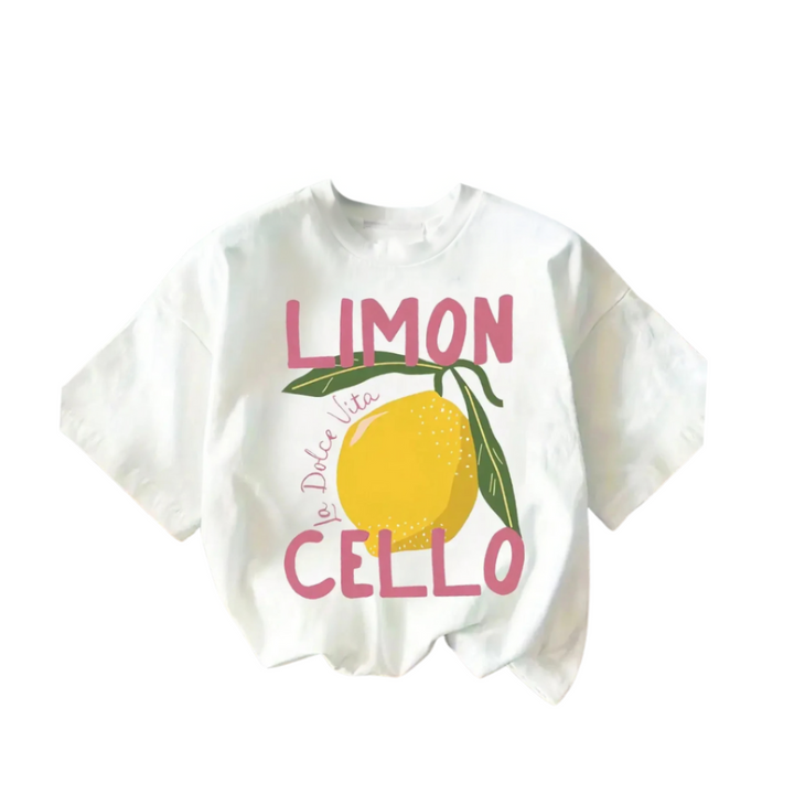 Sienna | T-shirt ample avec impression de citron
