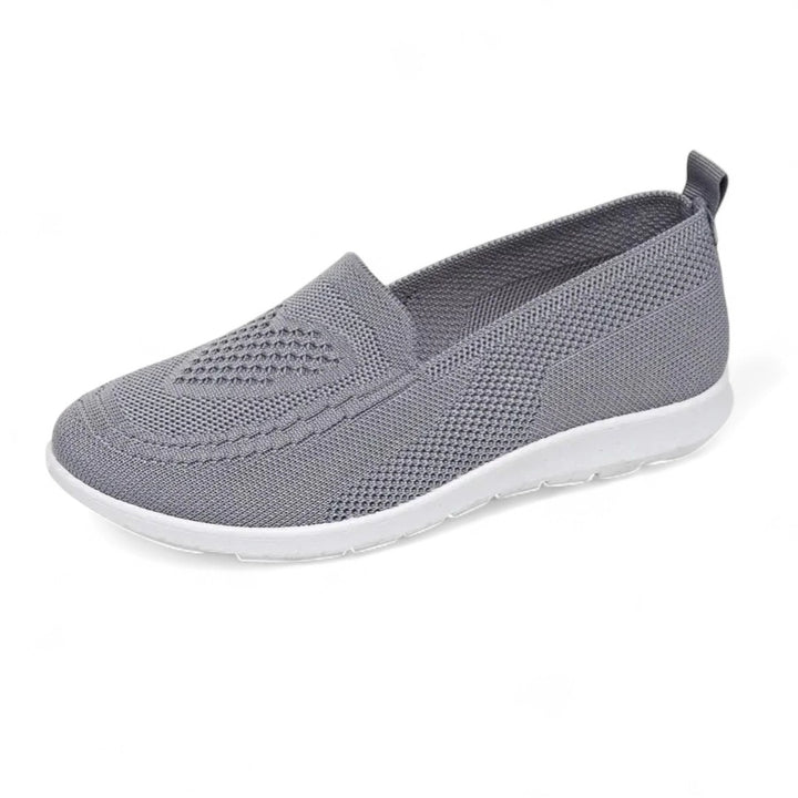 Élise | Mocassins femme en maille à enfiler avec semelle sportive