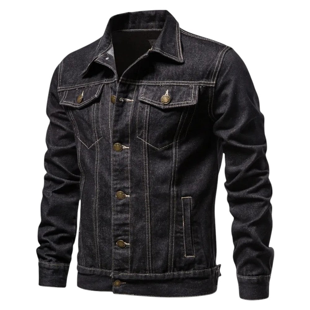 Dylan | Veste en jean classique à boutons