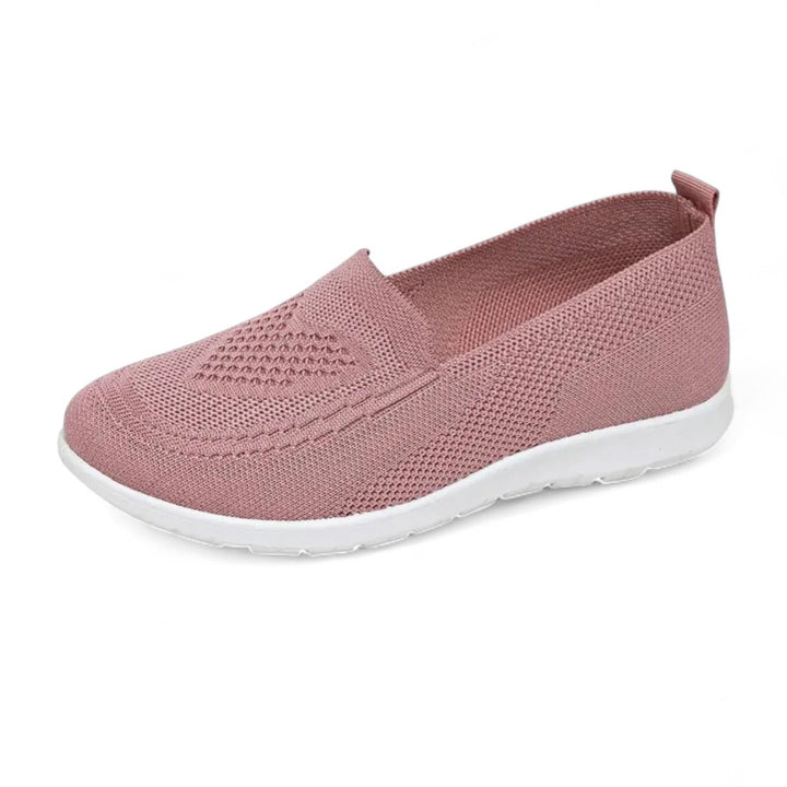 Élise | Mocassins femme en maille à enfiler avec semelle sportive