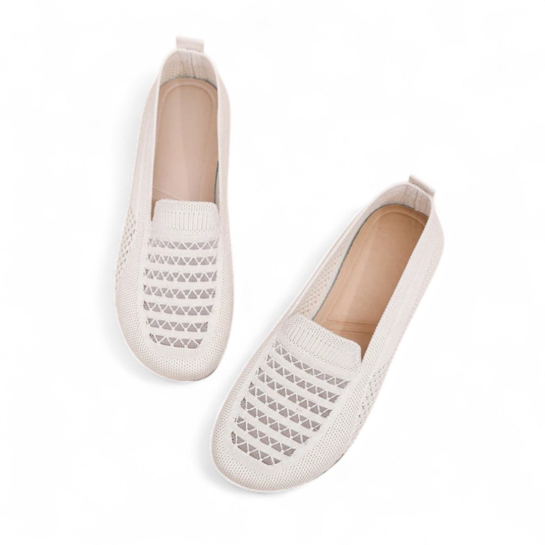 Solène | Mocassins ajourés à enfiler avec semelle antidérapante