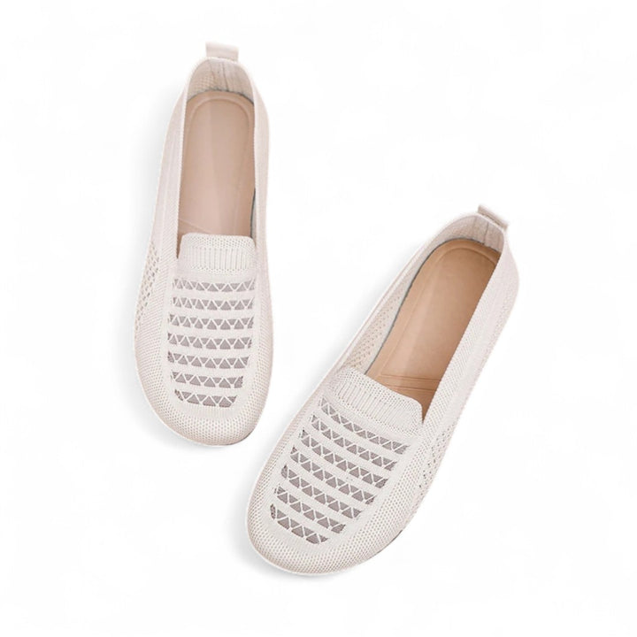 Solène | Mocassins ajourés à enfiler avec semelle antidérapante