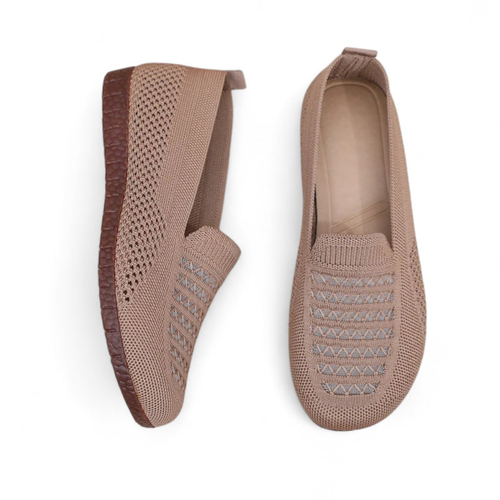 Solène | Mocassins ajourés à enfiler avec semelle antidérapante