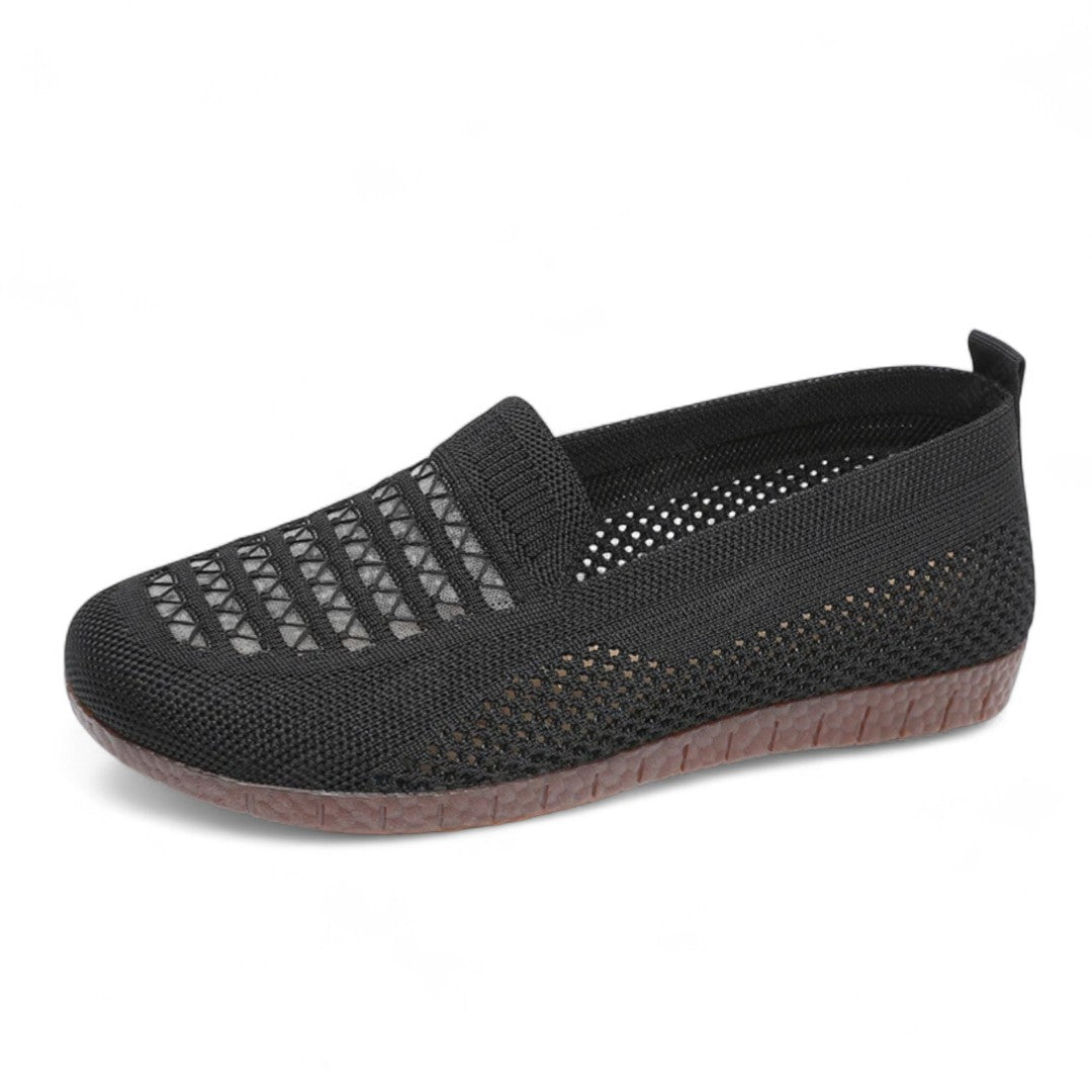 Solène | Mocassins ajourés à enfiler avec semelle antidérapante