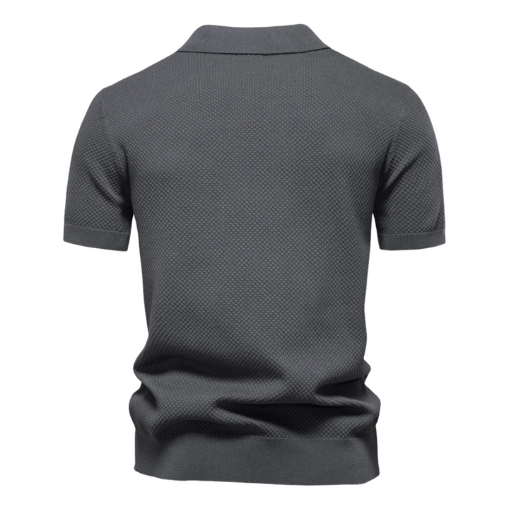 Reuben | Chemise polo en maille texturée