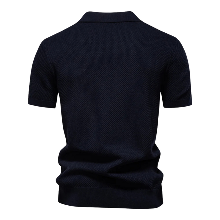 Reuben | Chemise polo en maille texturée