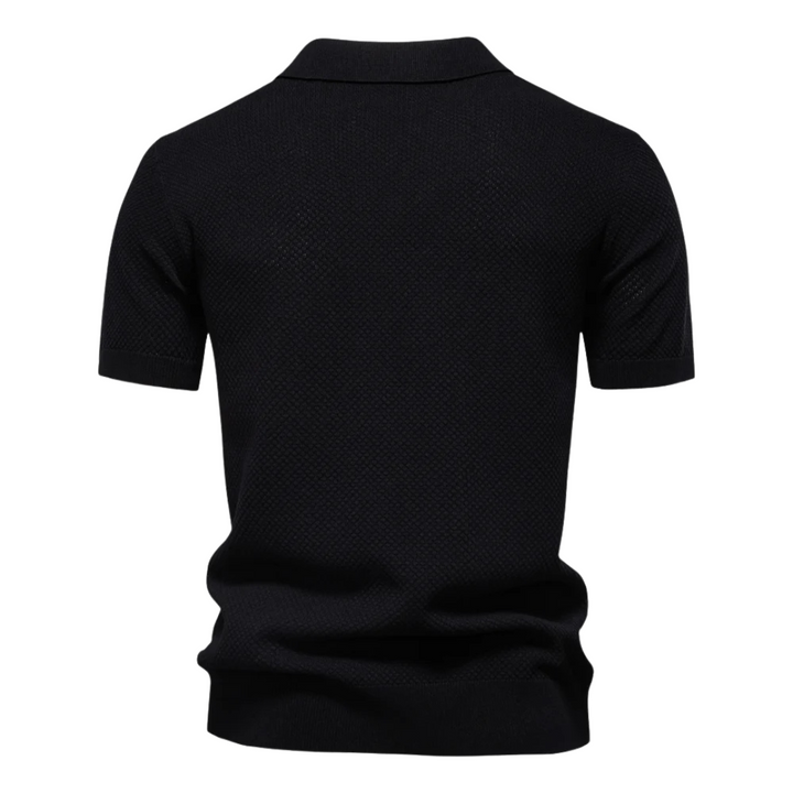 Reuben | Chemise polo en maille texturée