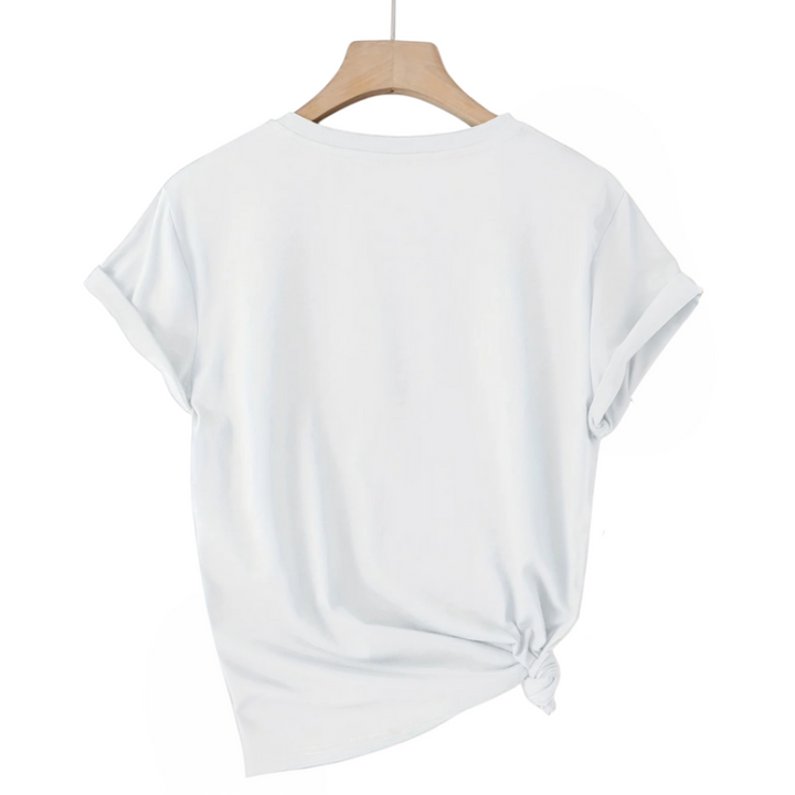Poppy | T-shirt à motif floral lavé pour femmes