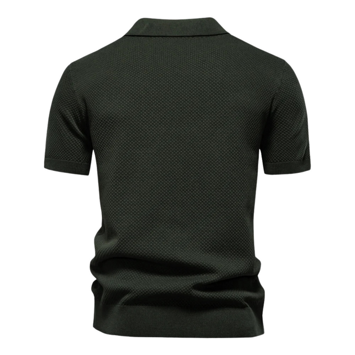 Reuben | Chemise polo en maille texturée