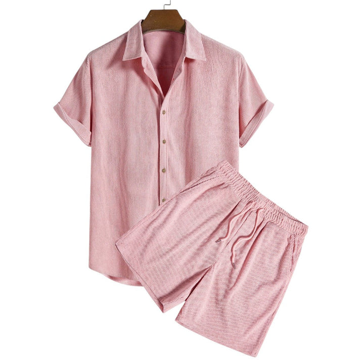Riley | Ensemble de détente en ribé aérien avec coupe oversize