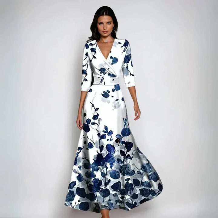 Emily™ | Stylish Floral Wrap Dress