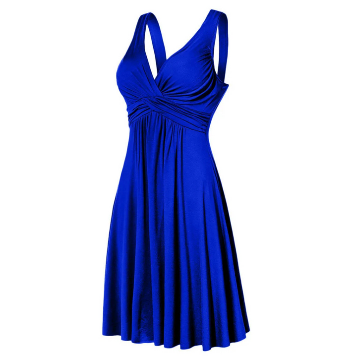 Juliette | Robe Évasée à Bretelles Croisées