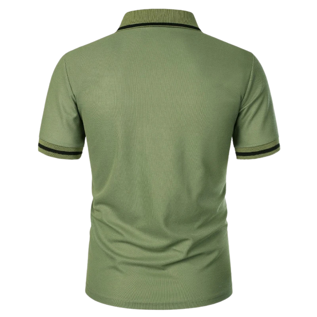 Lachlan | Polo avec Bordure Contrastée et Poche
