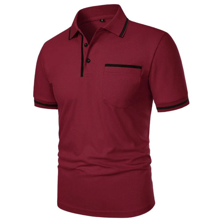Lachlan | Polo avec Bordure Contrastée et Poche