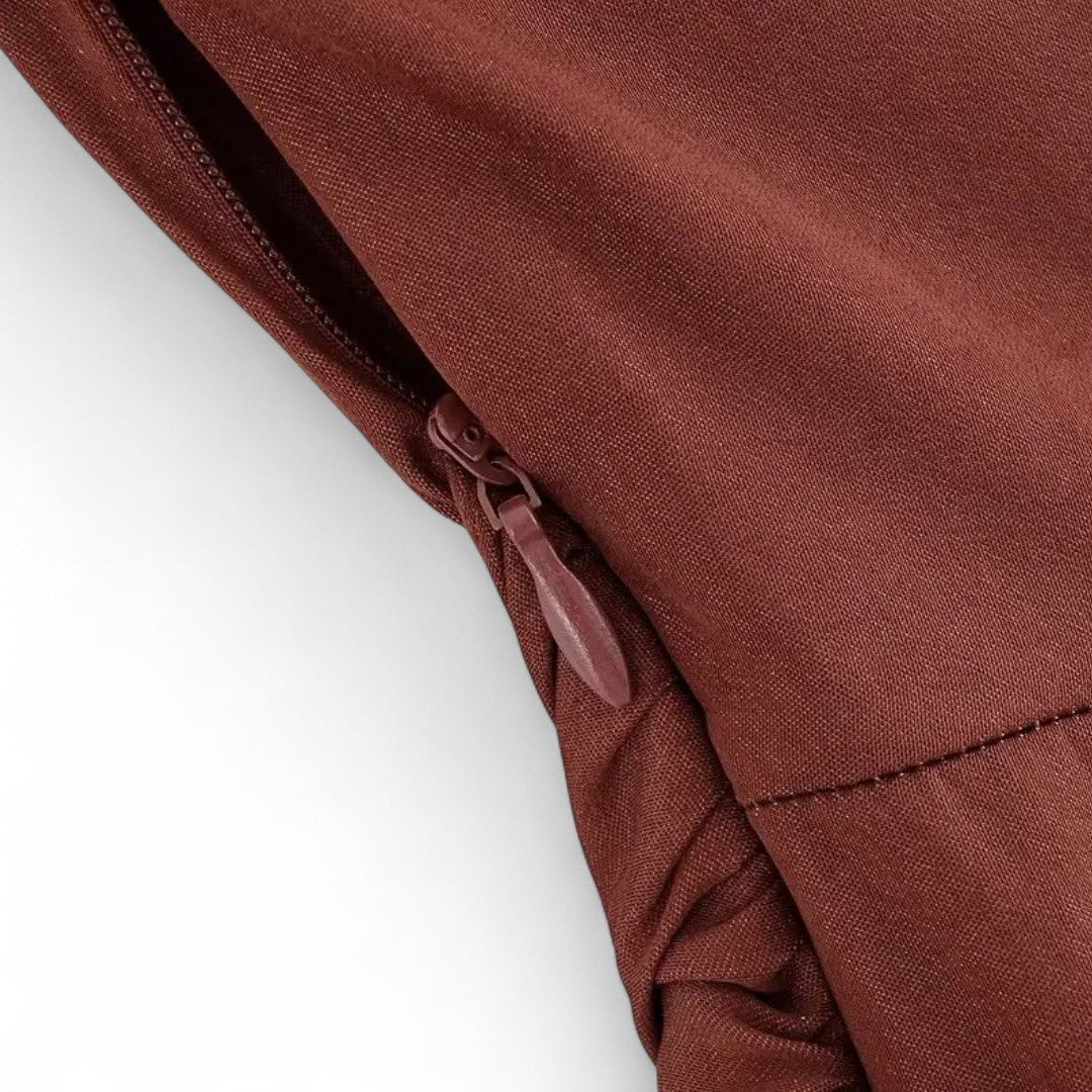 Aurélie | Robe portefeuille dos nu avec drapé élégant