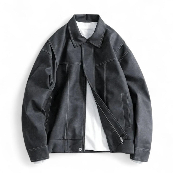 Ethan | Veste en cuir végétalien de qualité supérieure