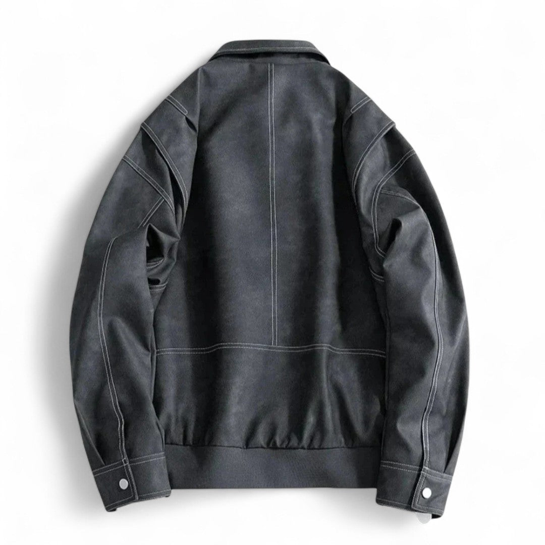 Ethan | Veste en cuir végétalien de qualité supérieure