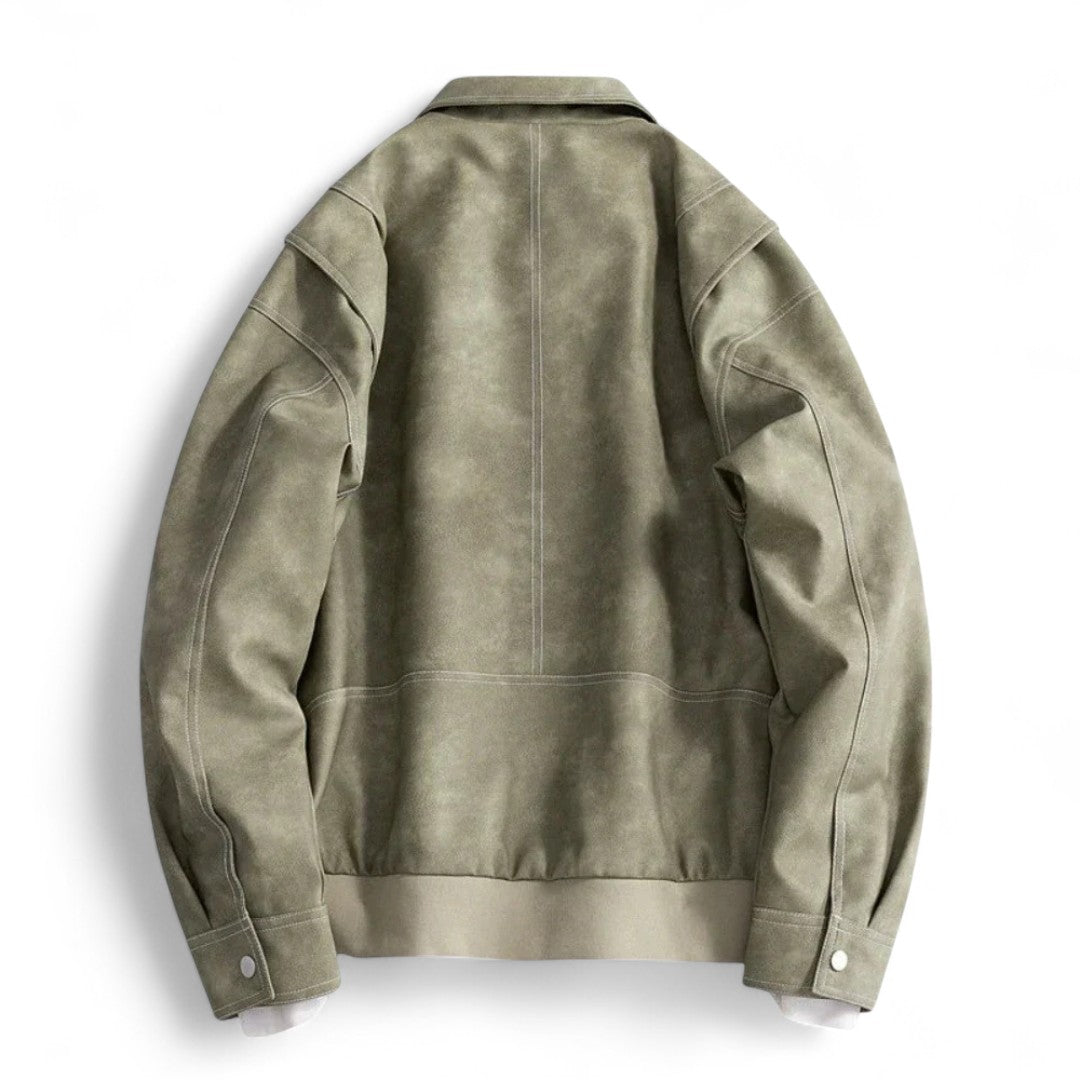 Ethan | Veste en cuir végétalien de qualité supérieure