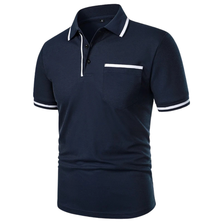 Lachlan | Polo avec Bordure Contrastée et Poche